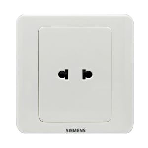 西门子SIEMENS 5UB03001CC1 开关插座 远景10A二孔插座（雅白色）   
