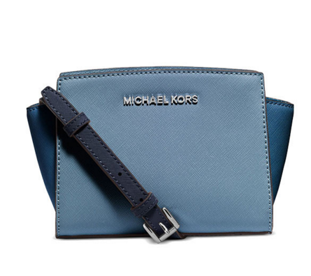 无需海淘：Michael Kors Selma 牛皮纯色无柄迷你斜挎耳朵包