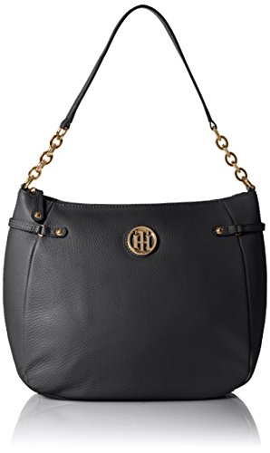 TOMMY HILFIGER Sadie Hobo 女款真皮单肩包