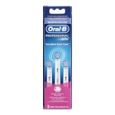 全球最多牙医选用的品牌！凑单好品！Oral B 欧乐 电动牙刷替换牙刷头 3个 $13.99（约92元）