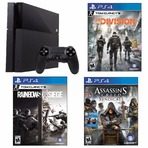 Playstation 4  500GB 汤姆克兰西全景封锁+刺客信条辛迪加+彩虹六号套装