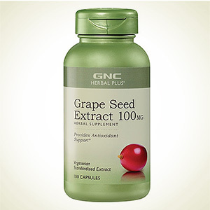 GNC：美容圣品！GNC Herbal Plus 葡萄籽精华胶囊 100mg*200