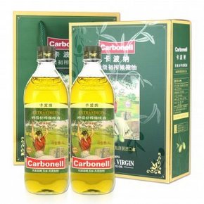 卡波纳 CARBONELL 特级初榨橄榄油礼盒 1Lx4瓶