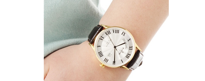 复古风！Edox 依度Les Vauberts 系列男款自动机械表