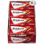 Trident 肉桂无糖口香糖，18片x12盒