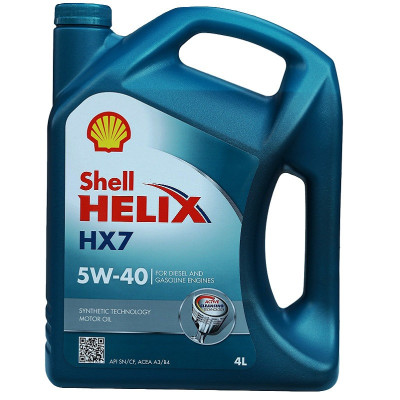 Shell 壳牌 Helix HX7 蓝喜力 半合成机油 5W-40 SN级 4L 139元