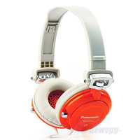 全网最低新蛋商城 Panasonic 松下 RP-DJS400E-D 时尚耳罩式耳机 橙色