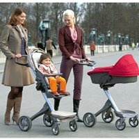 高端货！Stokke Xplory Stroller童车+睡篮用码只需$1099