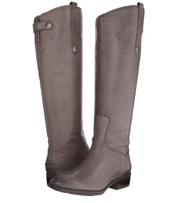6码！Sam Edelman Penny 女士真皮长靴