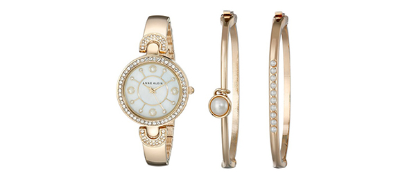 Anne Klein AK/1960GBST Swarovski 女款时装腕表