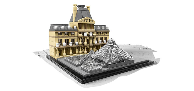 LEGO 乐高 Architecture 21024 建筑大师之卢浮宫