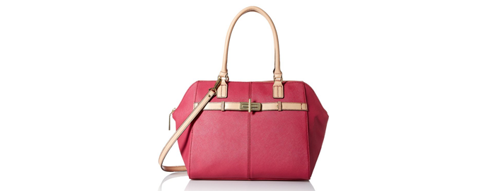 TOMMY HILFIGER Belinda Dome Satchel 女士真皮单肩包