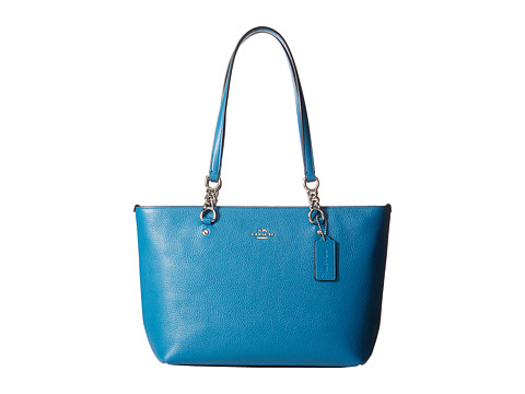 COACH 蔻驰Pebbled Small Sophia女士小号真皮托特包