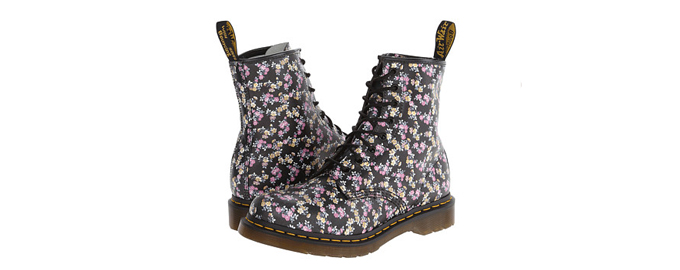 Dr. Martens 1460 W 8孔印花马丁靴