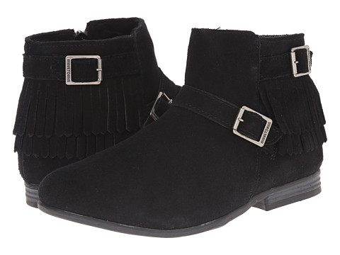 Minnetonka 迷你唐卡 Rancho Boot 女士真皮流苏短靴