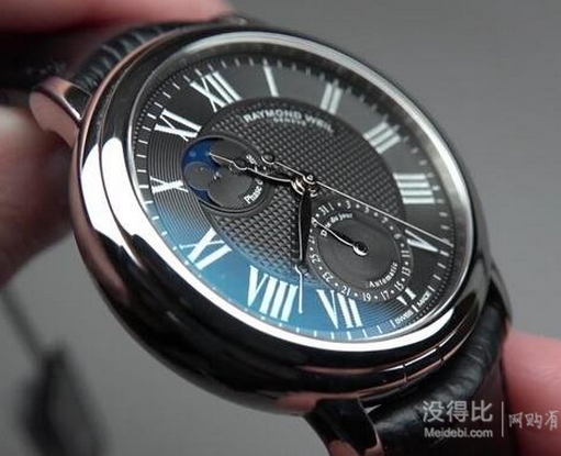 姜文海报同款！RAYMOND WEIL 蕾蒙威 Maestro 经典大师系列 2839-STC-00209 男款机械月相腕表