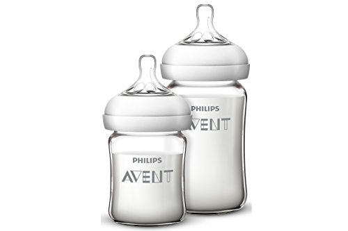 AVENT 新安怡 宽口径自然顺畅玻璃奶瓶125ml+240ml +NUK 奶瓶刷*2  120.1元包邮（3件7折）