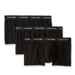 Calvin Klein 黑色男士平角内裤 3条装
