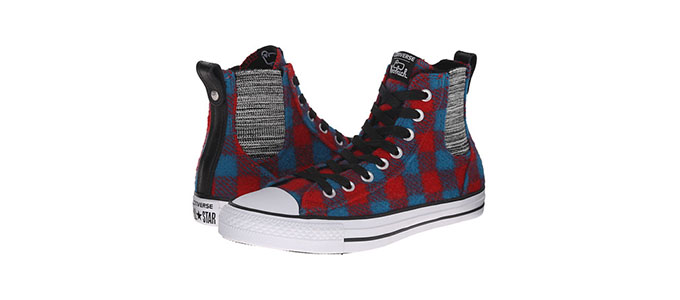 Converse 匡威 Chuck Taylor® All Star® 格子纹高帮板鞋