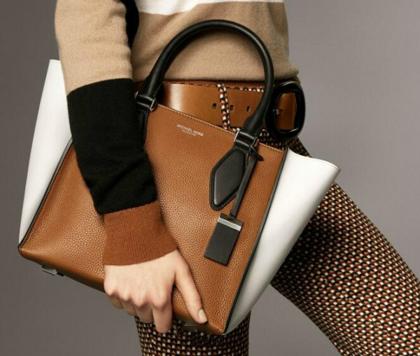 Michael Kors 主标系列 女士中号拼色单肩手提包