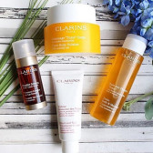 Clarins ：娇韵诗任意订单送价值$64四件超值礼包！
