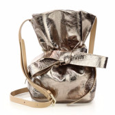 Jimmy Choo 金属色泽真皮时尚水桶包 降至$641.99（约4231）