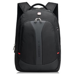 瑞士军刀（SWISSGEAR） SA9666BL 双肩包书包 14.6英寸 黑色