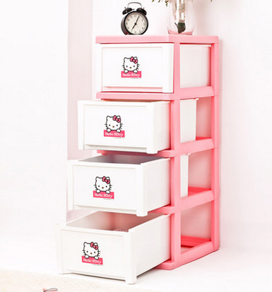 IRIS 爱丽思 HELLOKITTY 儿童抽屉式收纳柜MCD324   148元包邮