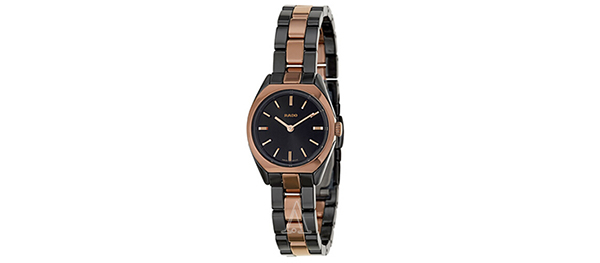 Rado 雷达 Specchio 高科技金属陶瓷双色女士腕表