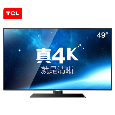 预约新低！ TCL D49A561U 49英寸 4K智能液晶电视 1999元包邮