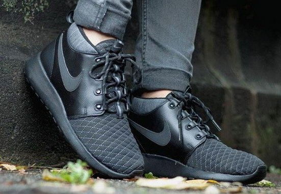 成人可穿！Nike耐克Kids Roshe One Mid Winter GS大童款休闲运动鞋
