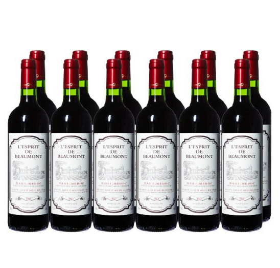 L'ESPRIT DE BEAUMONT 宝梦之心 干红葡萄酒2011 750ml*12 999元包邮