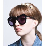 KAREN WALKER One Meadow 黑色女士墨镜（50mm）