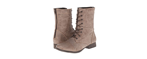 STEVE MADDEN P-Kombat 女士真皮中筒靴