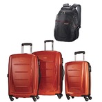 Samsonite Winfield 2 Fashion橙色万向轮三件套