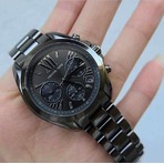 Michael Kors 石英金属黑曜石色男表