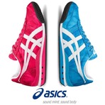 亚瑟士Asics 鬼冢虎 Ultimate 81 休闲运动鞋D58BK (蓝粉双色可选)