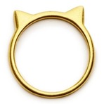 闪购！Silver Phantom Jewelry 猫耳朵设计戒指