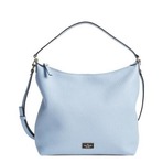 kate spade new york 荔枝纹真皮女士手袋（粉蓝/鹅黄）