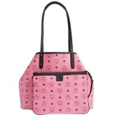 MCM 'Medium Project Visetos' Reversible Shopper 粉色logo印花母子托特包 $413.98（约2690元）