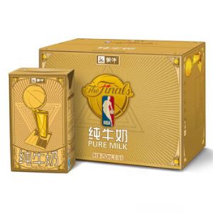 蒙牛 纯牛奶 NBA冠军杯限量版 250ml*16 整箱装   
