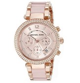 Michael Kors Parker 施华洛世奇水晶粉色时装女表 $157.99（约1091元）