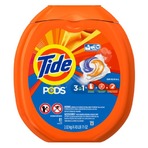 不用担心该倒多少了！Tide HE Turbo便捷速溶果冻洗衣球，81个