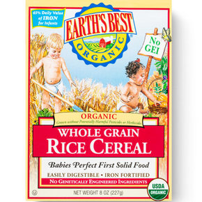 美国 Earth’s Best 婴幼儿有机全麦米粉 1段 227g