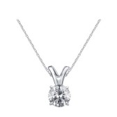 Brilliant Diamond 0.2—0.33克拉钻石 14K 白金项链 降至$129.99（约855元）