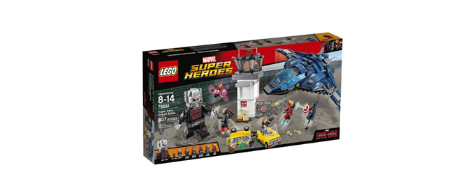 LEGO 乐高 超级英雄系列 76051 美国队长3 机场内战