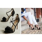 Sam Edelman Aisha 女士麂皮流苏高跟鞋