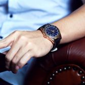Armand Nicolet 艾美达M02 18K玫瑰金全日历月相机械表 $4775（约32418元）