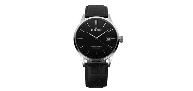 EDOX 依度 Les Vauberts 80081-3-NIN 男款机械腕表