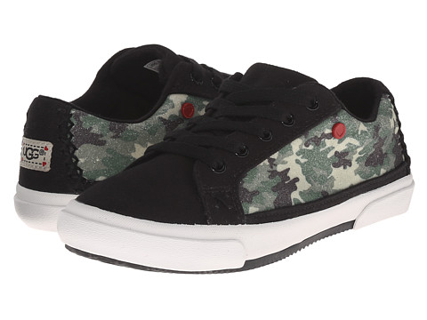 成人可穿！UGG Kids Lace-Up Glitter Camo 童款休闲鞋